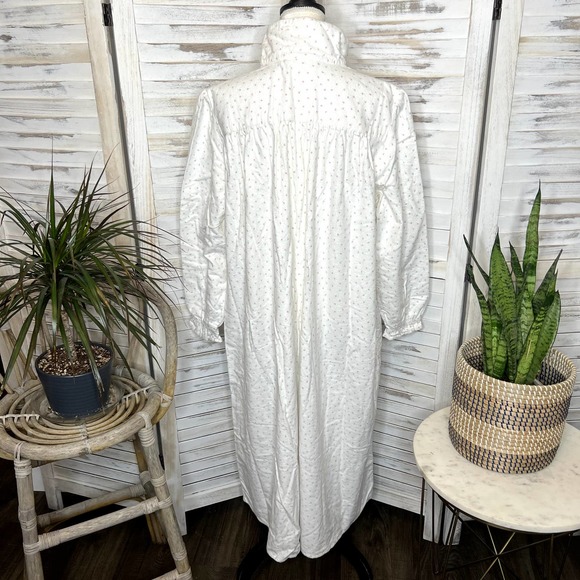 AMANDA STEWART COUNTRY Women's VINTAGE Cotton Flannel Sleep Dress Rosebud XL - Picture 10 of 12